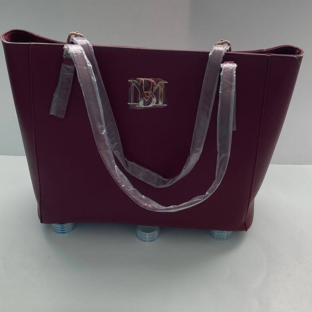 Elegant Burgundy Tote Bag